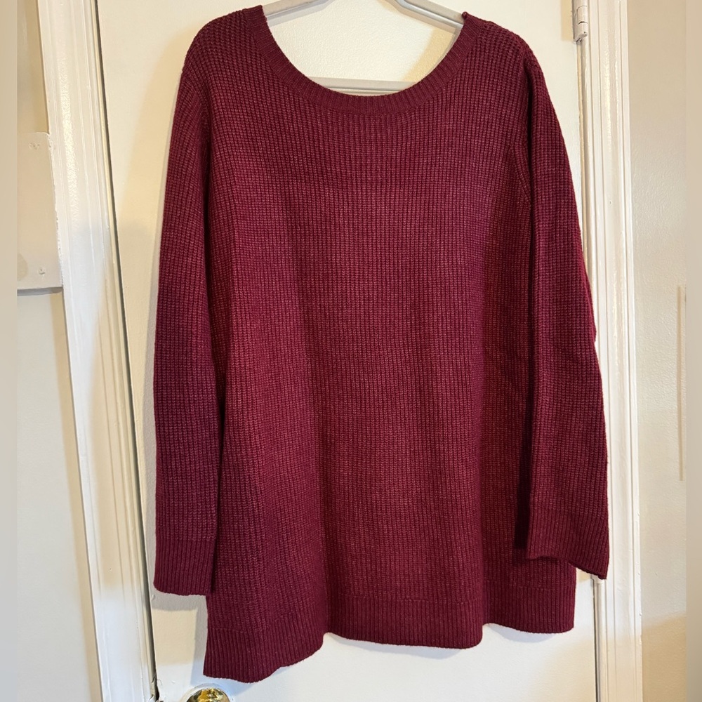 Red Sweater with Bow on back